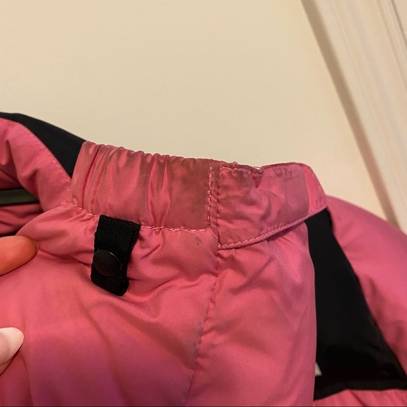 The North Face Womens Nuptse Pink and Black 700 Puffer - Picture 6 of 16